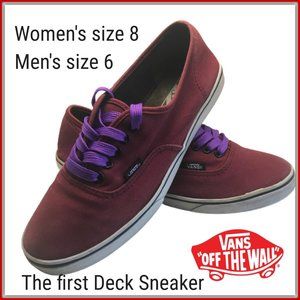 Vans Unisex Deck Sneaker-Women's Size 8